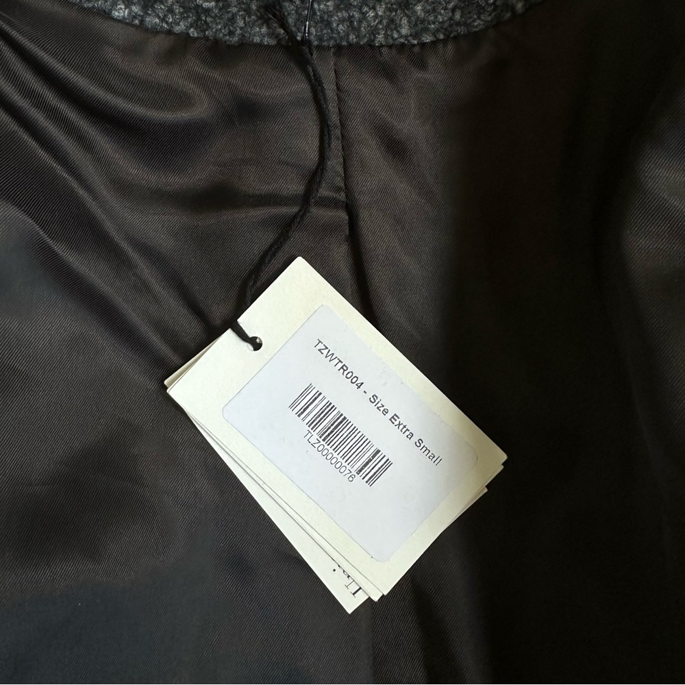 Tu Lize checkered crochet coat - Picture 6 of 8